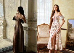 Nâng tầm vóc dáng với những chiếc đầm xẻ tà ưng ý