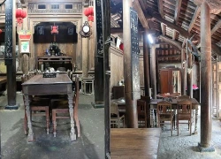 Ngôi nhà gỗ mít gần 160 năm tuổi lưu giữ chiếc bàn cổ tự xoay kỳ lạ
