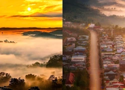 Săn sương mây trên đồi Đức Mẹ Măng Đen