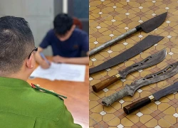 Nhóm thanh thiếu niên mang hung khí đi gây sự với ai “ngứa mắt”