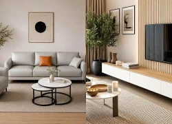 Phòng khách tối giản chỉ cần 3 món nội thất này, mua sắm nhiều vừa tốn tiền vừa chật nhà