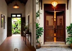 Muốn nhà cửa bình an, tài lộc ghé thăm, chớ phạm những điều kỵ khi thiết kế cửa chính