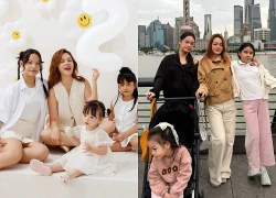 3 con gái của Phạm Quỳnh Anh giống mẹ cùng 1 khuôn, chị cả nay đã cao hơn mẹ, trổ mã xinh đẹp ai cũng ngỡ ngàng