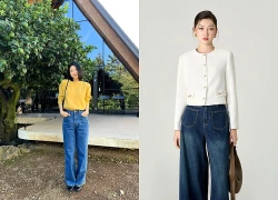 Cách phối quần jeans mùa lạnh đẹp xao xuyến