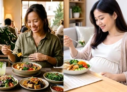 Có nên ăn chay khi mang thai?
