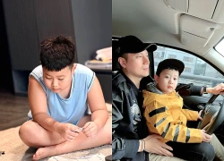 Con trai NSƯT Việt Anh nay đã điển trai chuẩn "tổng tài nhí", không chịu tâm sự khiến mẹ băn khoăn
