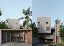 Nhà 185m2 thiết kế mở, hướng đến khai thác lợi thế tự nhiên