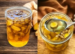 Tác dụng bất ngờ của lọ gừng nướng ngâm mật ong khi trời trở lạnh