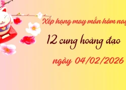 Bảng xếp hạng may mắn 2026 của 12 cung hoàng đạo ngày 4/2: Sư Tử có ngày đầy hứa hẹn