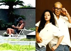 Chồng Hàn của Từ Hy Viên tiều tụy hốc hác, quỳ rạp dưới mưa khóc thương vợ trong dịp giỗ đầu