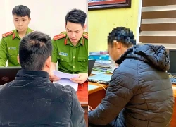 Công an làm việc với đối tượng bình luận xúc phạm công an xã