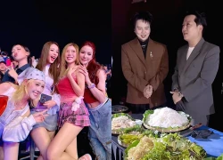 Dàn sao tại fan concert Hòa Minzy: Thúy Ngân khác lạ, Trường Giang tự tay làm 1 việc trong hậu trường