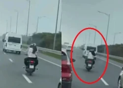 Nữ sinh viên chạy xe máy vào đường cao tốc, bị phạt 5 triệu đồng