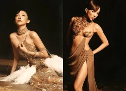 Tóc Tiên tung ảnh mặc váy xuyên thấu táo bạo