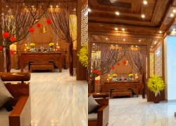 Cận cảnh bàn thờ Tết khiến 2 triệu người xuýt xoa: "Ước mơ cả đời tôi..."