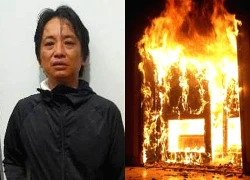 Đầu thú sau khi dùng xăng đốt vợ 'hờ'