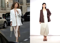 Áo blazer và váy lụa: ranh giới tinh tế giữa gợi cảm và thanh lịch