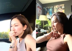 Diễn viên Kim Hiền cắt tóc, tiều tụy khi ly hôn