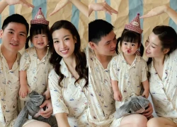 Đỗ Mỹ Linh tung bộ ảnh cực xinh yêu mừng sinh nhật chồng Chủ tịch, không hoành tráng nhưng ngọt ngào chuẩn dâu hào môn