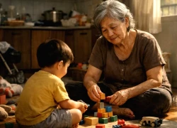 Trẻ nuôi con, già chăm cháu