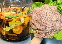 Cách bảo quản bắp bò ngâm mắm trong tủ lạnh đơn giản, an toàn để làm trước vài hũ ăn dần ngày Tết