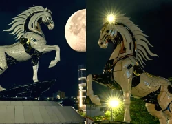 Cận cảnh 2 linh vật ngựa được gọi là 'trùm cuối' ở Đà Nẵng