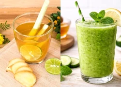 Gợi ý 7 công thức nước uống giải độc cơ thể trong 1 tuần, chuẩn bị đón Tết