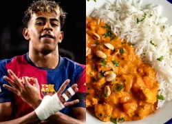 Lamine Yamal sung hơn nhờ cơm gà xốt lạc