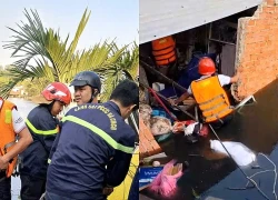 Sập nhà ven kênh ở TPHCM, 2 người bị thương