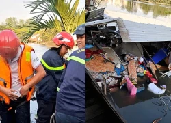 Sập nhà ven sông ở đường Dương Bá Trạc, 2 mẹ con nhập viện cấp cứu