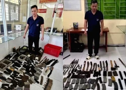 Tạm giam người đàn ông tàng trữ kho súng đạn ở TPHCM