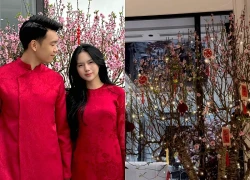 Biệt thự nhà Thành Chung và hotgirl Tuyên Quang lộng lẫy, rực rỡ không khí Tết, cuộc sống hôn nhân khiến netizen chỉ biết ước