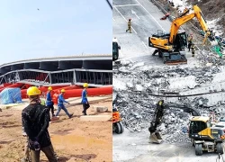 Sập công trình tại Thái Lan, nhiều người bị thương