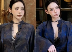 'Áo dài' xẻ ngực ồn ào nhất Tết 2026