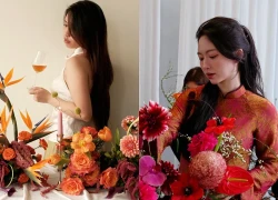 Chi hàng chục triệu đồng học cắm hoa độc lạ trưng Tết