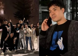 Hoà Minzy tất niên cùng hội Văn Hậu - Hải My tại khu biệt thự sang chảnh, pháo hoa tưng bừng, "chủ nợ" Văn Toàn "đã căng"