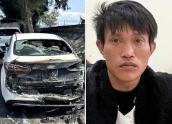 Bắt đối tượng đốt chùa và 2 xe ô tô