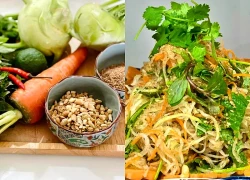 Cách làm nộm su hào cà rốt chua ngọt giải ngấy