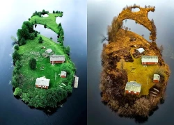 Cảnh sắc bốn mùa trên đảo tí hon ở Phần Lan gây mê đắm