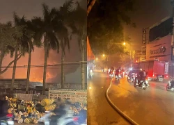 Cháy nhà máy giày Vento ở Hải Phòng