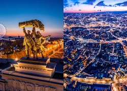 Choáng ngợp thủ đô Moscow nhìn từ trên cao
