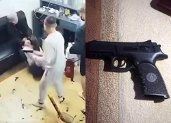 Công an xác minh clip thanh niên cầm vật giống súng đến quán cắt tóc đòi nợ