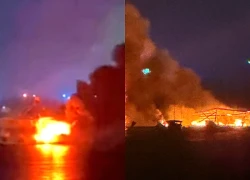 Cháy tàu du lịch ở Phú Quốc