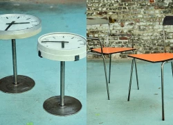 Độc đáo nội thất từ bàn ăn cũ trên tàu hỏa Bỉ