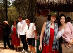 Gia đình Văn Lâm tham quan Địa đạo Củ Chi ngày Tết, Yến Xuân khoe khéo mối quan hệ với mẹ chồng người Nga
