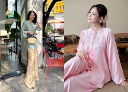 Tết này, chị em 'phải lòng' chiếc áo bà ba