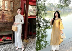 Tôn vinh trang phục ngày tết với túi ngọc trai kiêu sa