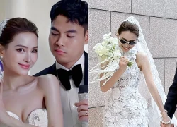 Bạn gái hơn 2 tuổi của cầu thủ Đức Huy khoe ảnh cưới