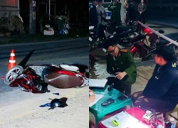 "Dính cồn" kịch khung, nam thanh niên lái xe bỏ chạy, kéo ngã cán bộ CSGT