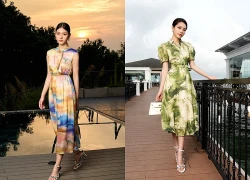 Phá vỡ giới hạn với trang phục loang màu, tạo sắc thái đầy ngẫu hứng